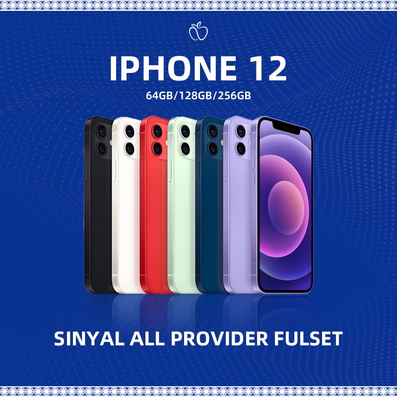 IBOX  iPhone 12 128GB/64GB FULL SET SECOND HAND,SECOND MULUS GARANSI TERPERCAYA