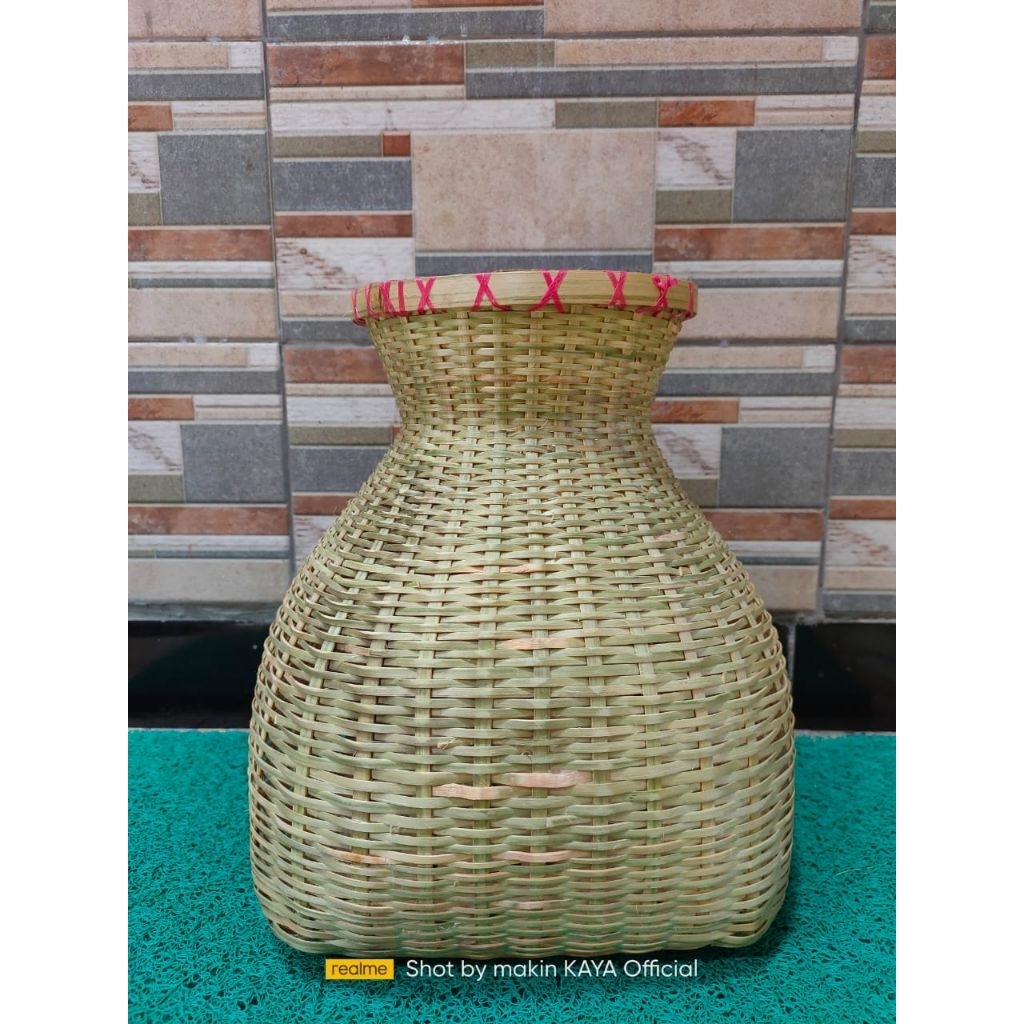 KEPIS IKAN 5KG FULL KULITAN BAMBU, ANYAMAN RAPI POLL