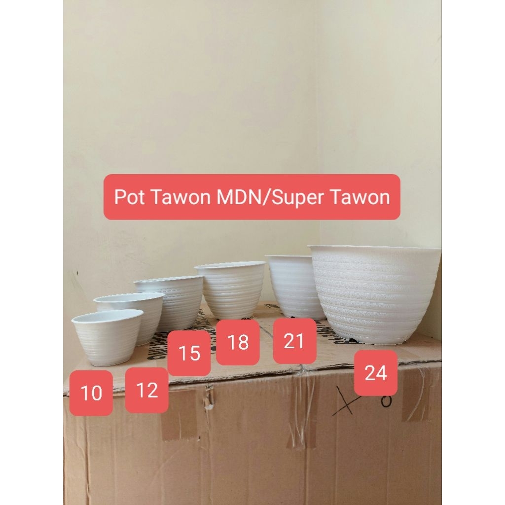 Pot Super Tawon 12 (LUSINAN ISI 12PCS) Pot Madu 12/Pot Plastik