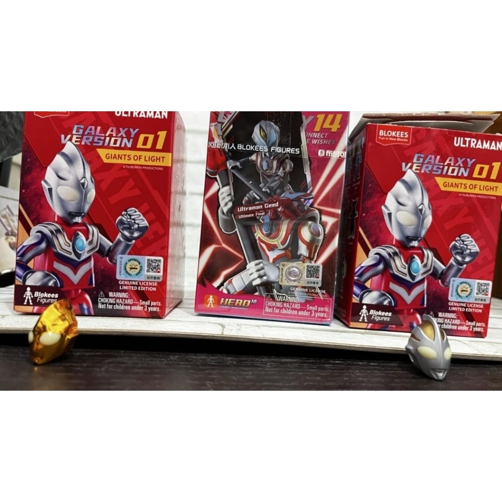 Secret Ultraman Tiga GV Vol 1 Ultraman Gaia GV Vol 1 Ultraman Geed Ultimate Final GV Vol 14