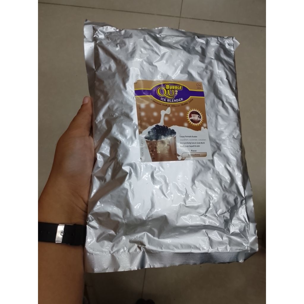 

BUBBLEQU CAPUCINO 500GRAM / BUBUK MINUMANA CAPUCCINO BUBUK RASA CAPUCINO