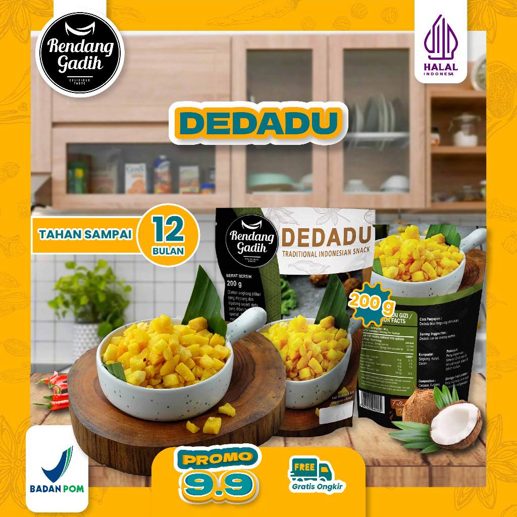 

Rendang Gadih - Keripik Singkong Dedadu 150 g