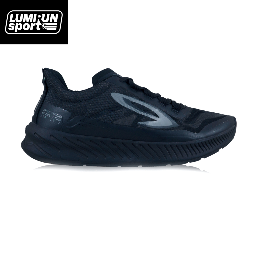 910 Nineten Sepatu Lari GEIST EKIDEN - HITAM/HITAM