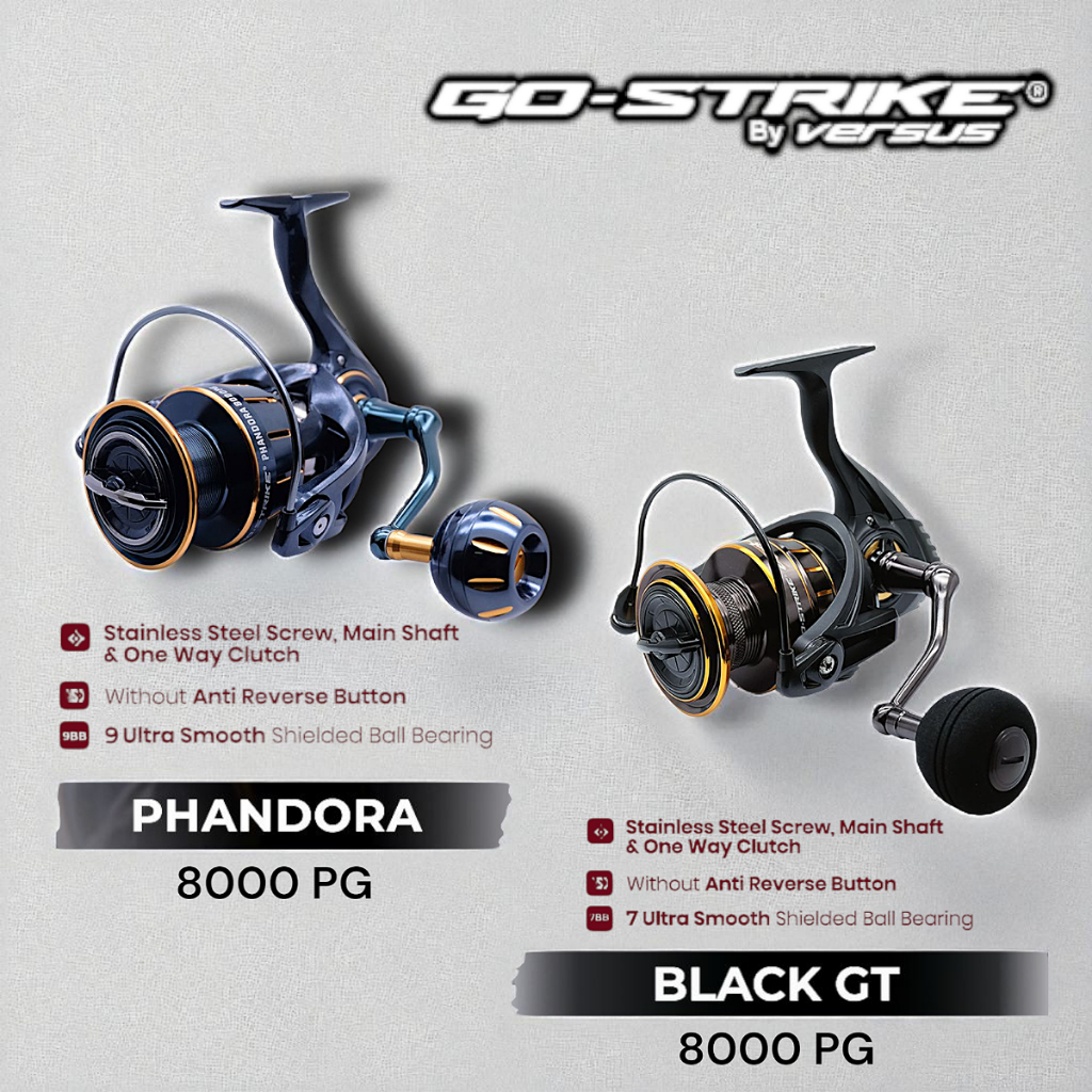 rell go-strike BLACK GT 8000PG / go-strike PANDORA 8000PG
