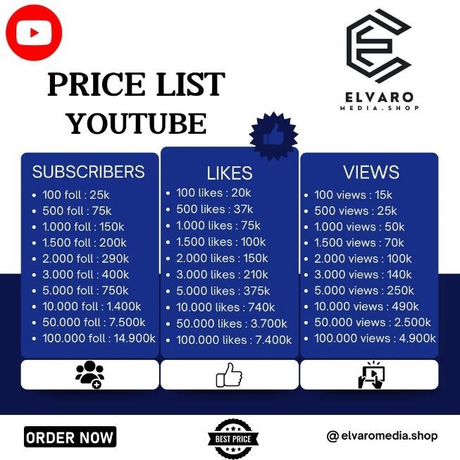 Jasa Tambah Subscriber Like dan View YouTube Cepat Aman Murah