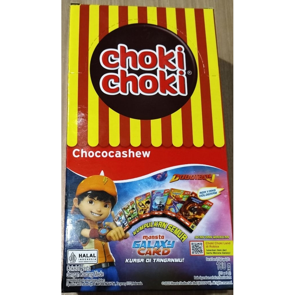 

choki-choki chococashew 1 box isi 20stik