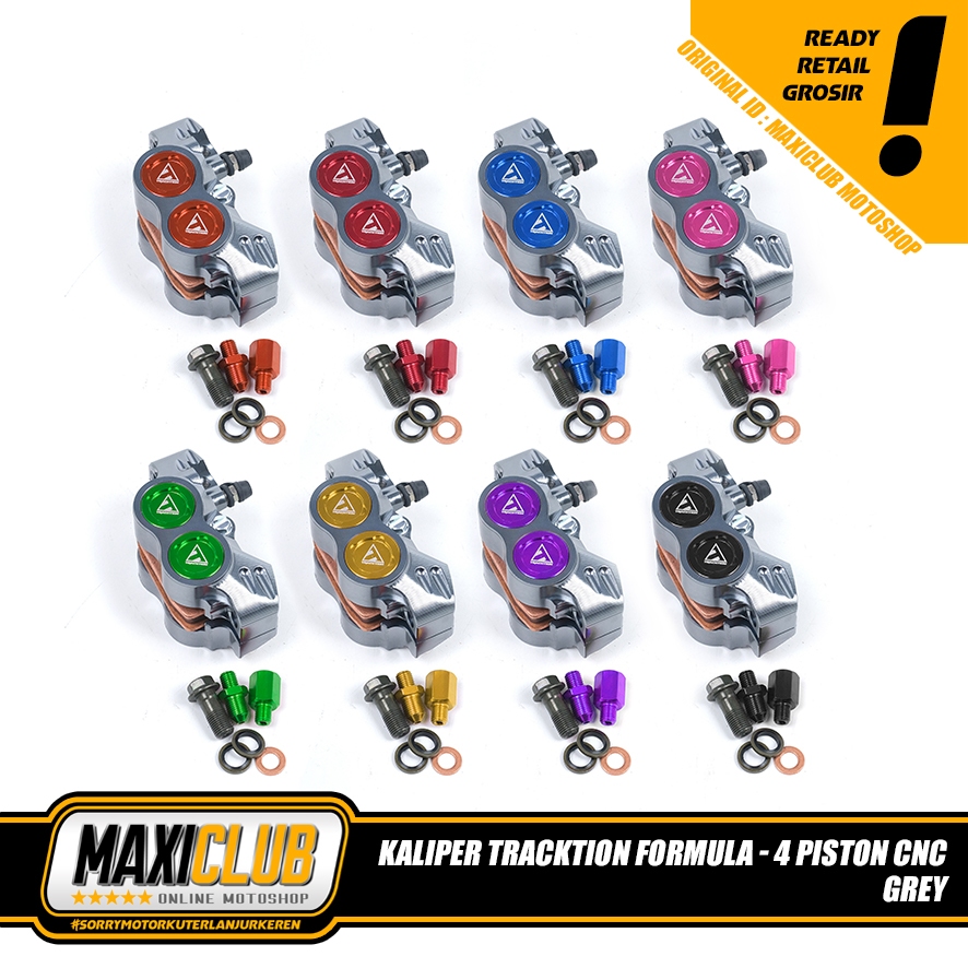 CALIPER KALIPER TRACKTION FORMULA CNC 4 PISTON UNIVERSAL