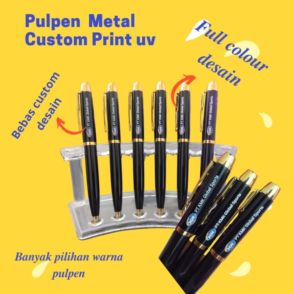 

Custom puplen/Ballpoint custom Print uv Timbul