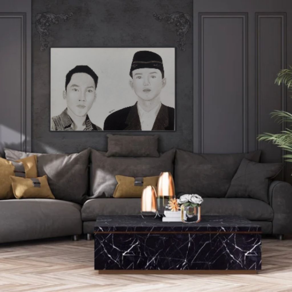 

Sketsa Wajah Custom 2 Orang | Jasa Gambar Foto Handmade Realis Pensil | Kado Spesial Unik | Cocok untuk Kado Wisuda, Pernikahan, Anniversary Ukuran A4