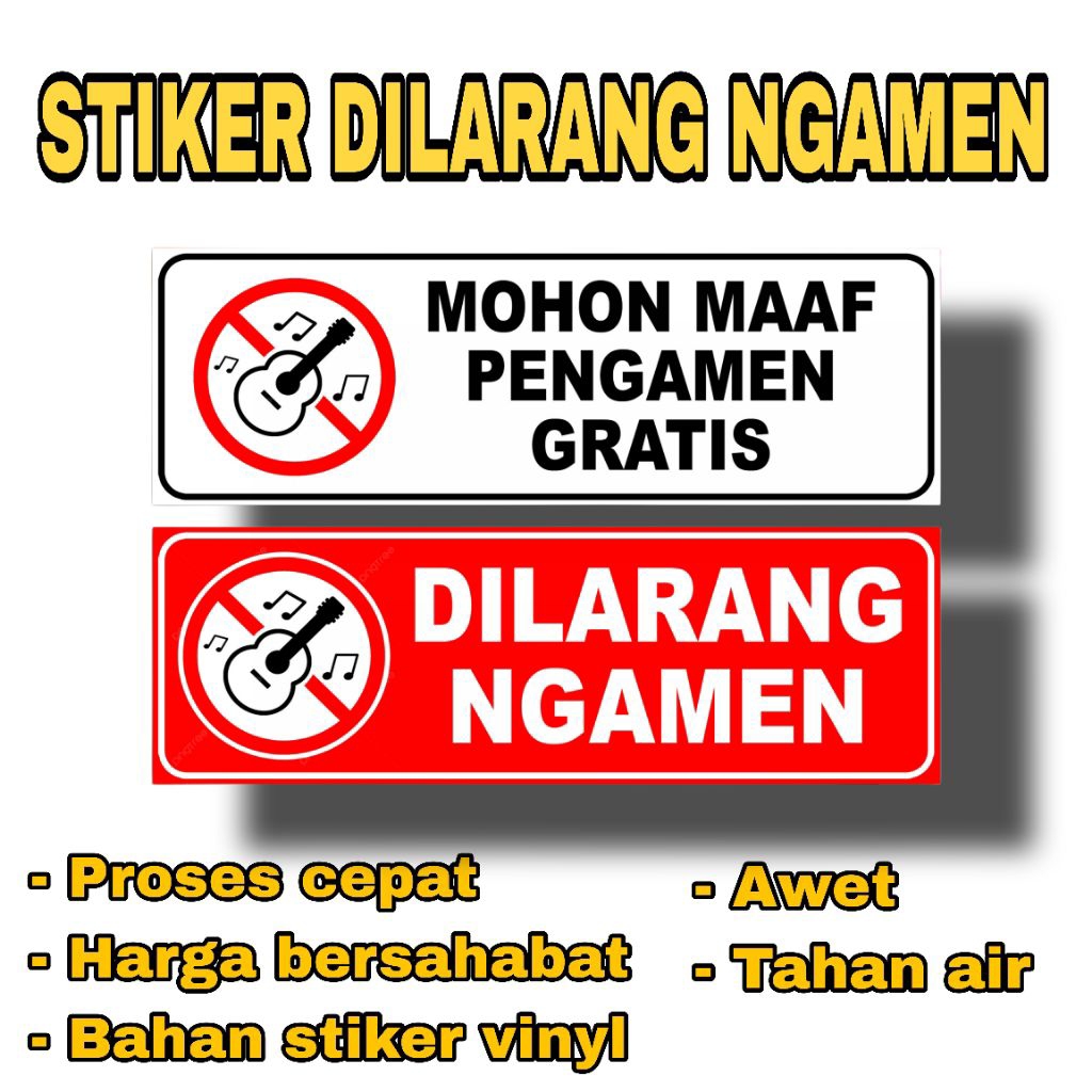 

STIKER DILARANG NGAMEN