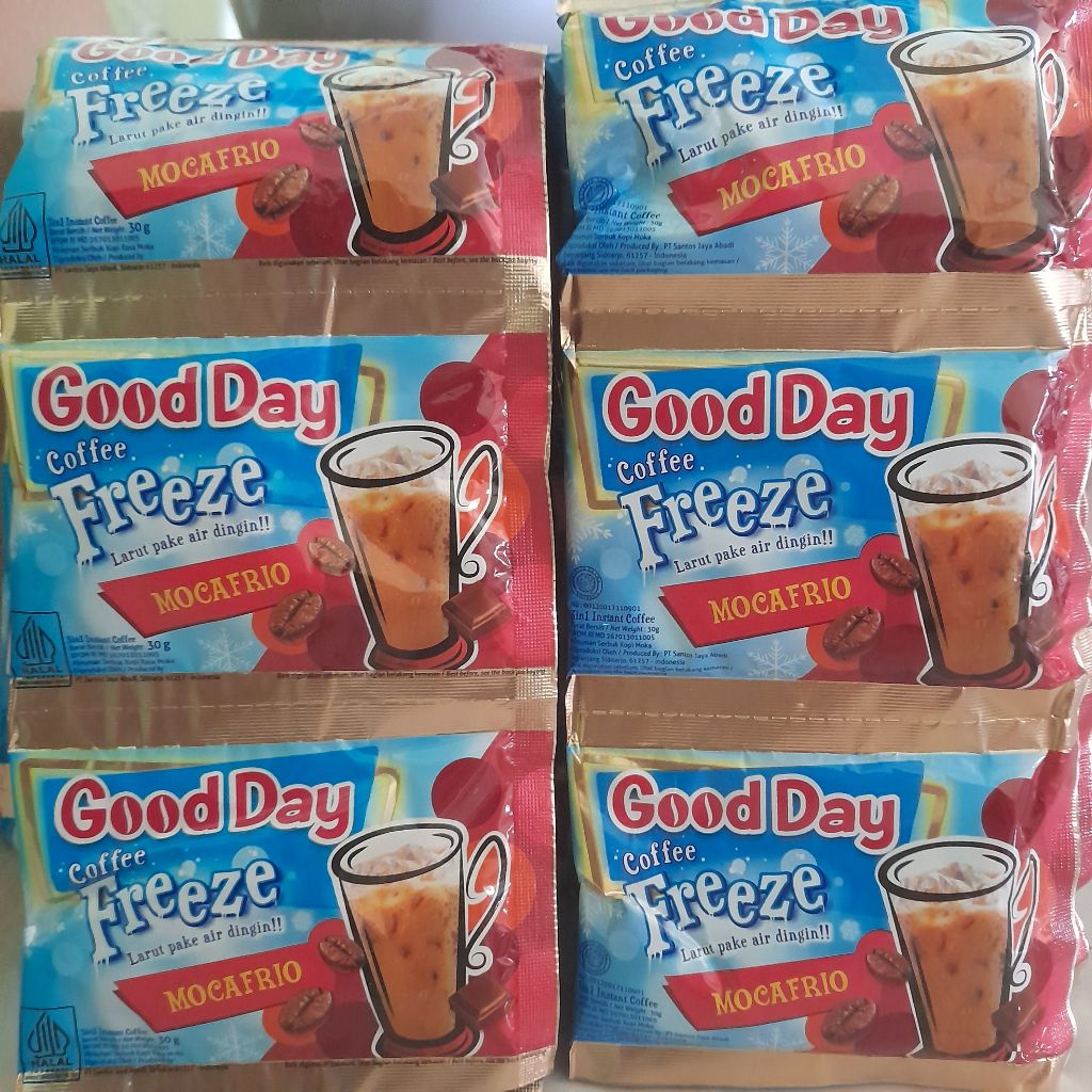 

Good Day Freeze Mocafrio 30gr x 10 Sachet