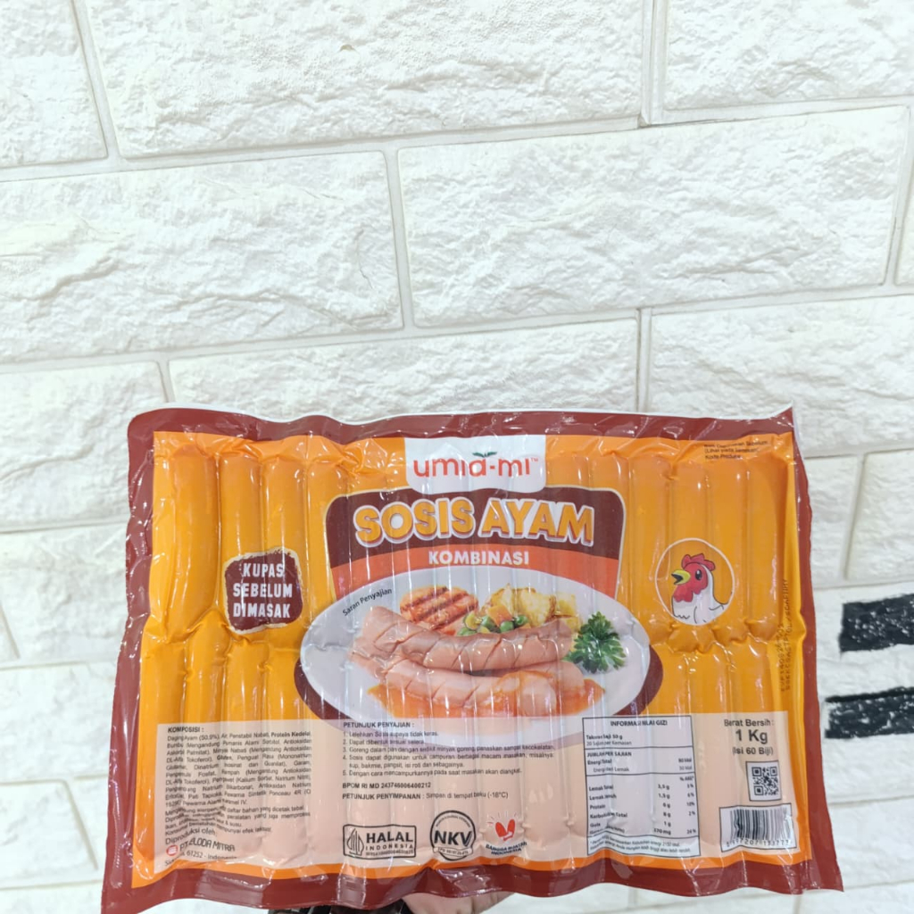 

UMAMI SOSIS AYAM KOMBINASI 60BJ 1KG (9912995309)