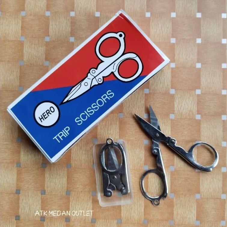 

[LUSINAN] GUNTING KECIL LIPAT STAINLESS 12 PCS