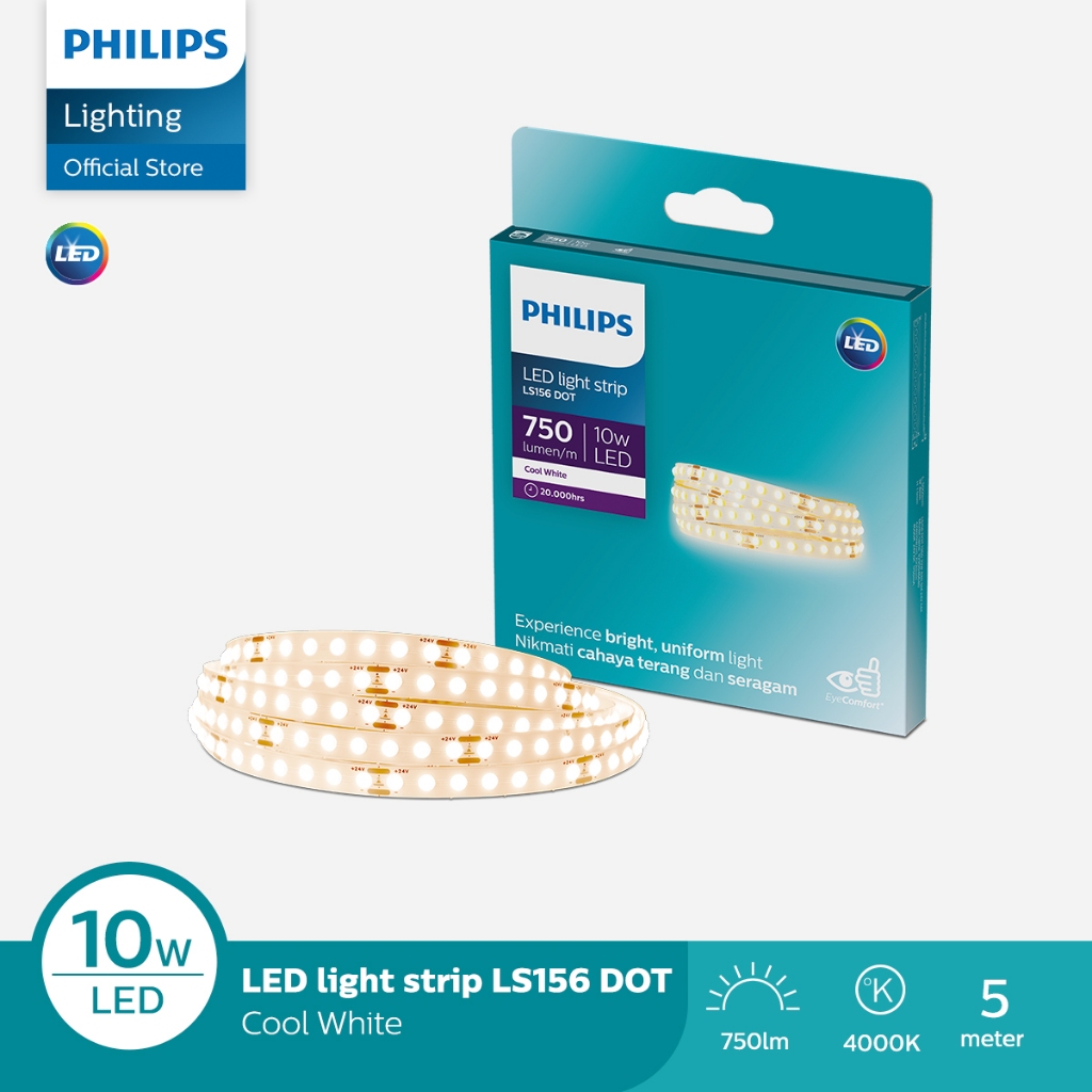Philips LED Light Strip LS156 DOT 10W/M 5M 40K - Neutral White