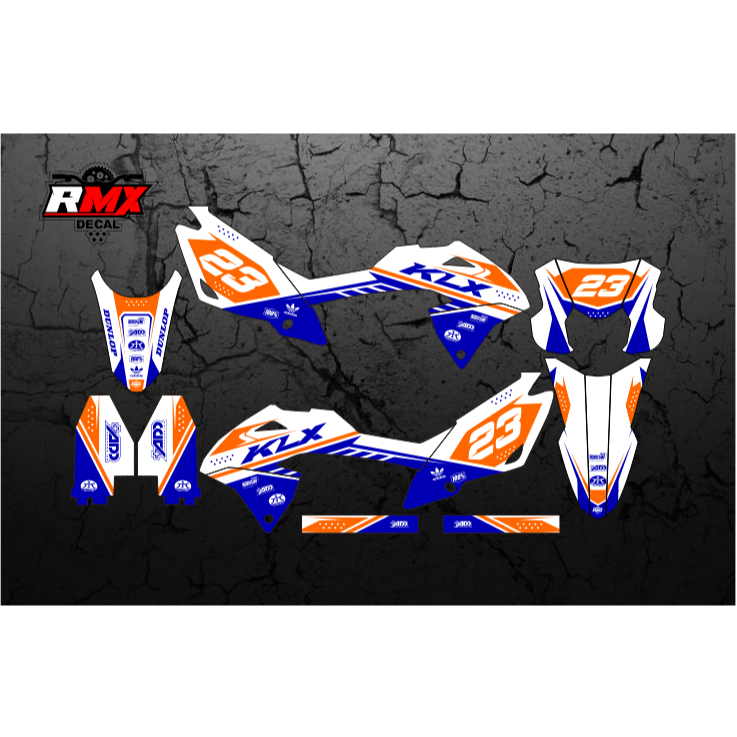 DECAL KLX BF FULLBODY (061) DEKAL STIKER KLX 150 BF/G/L/SE/EXTREME/NEW 2016 2017 2018 2019 2020 2021