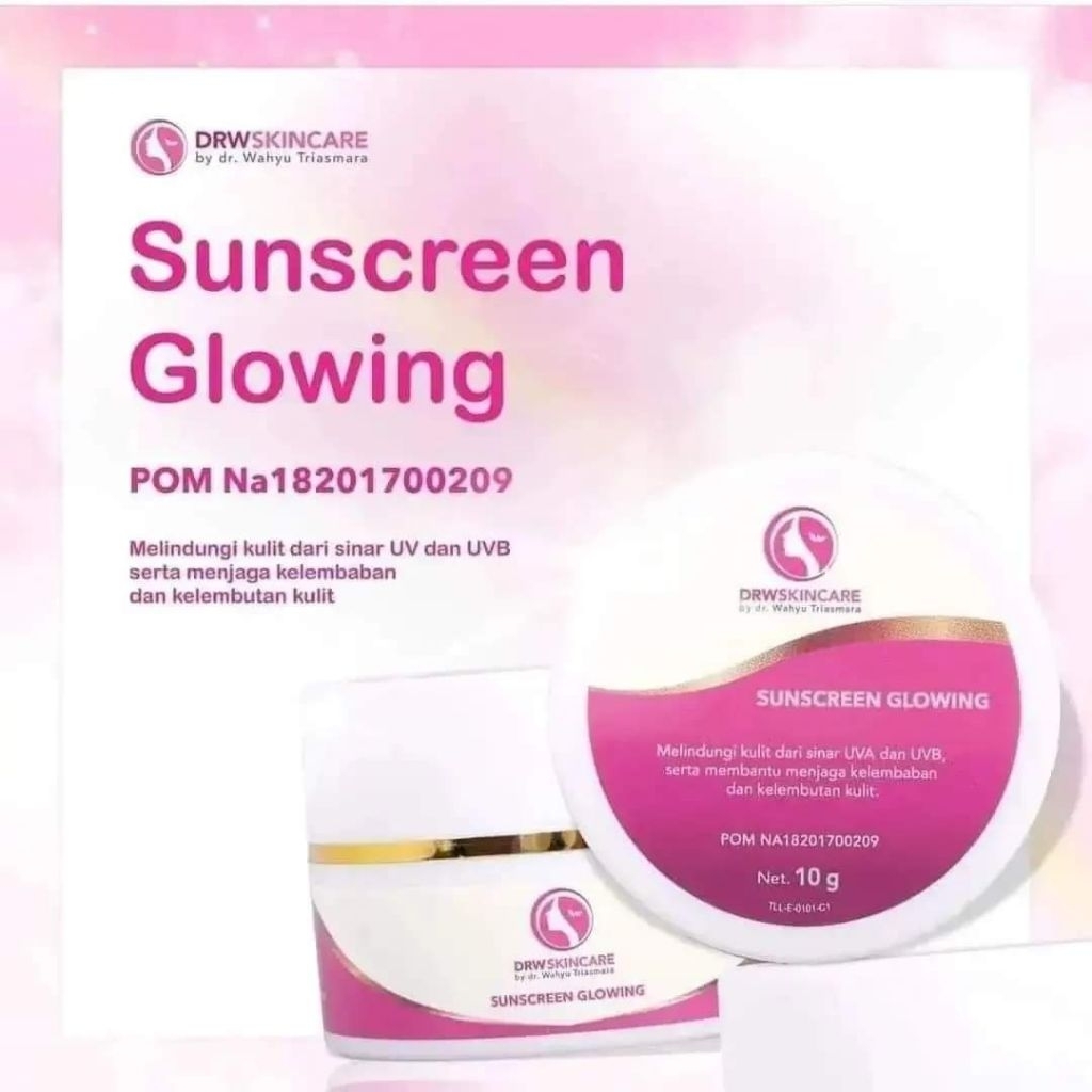 sunscreen glowing Drw Skincare Original Produk