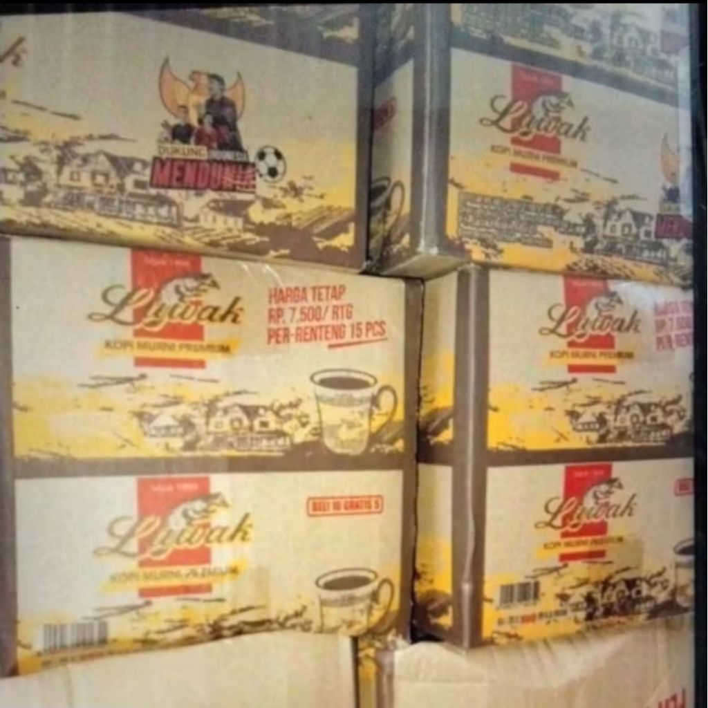 

kopi luwak 1 ball 25bks 250gram