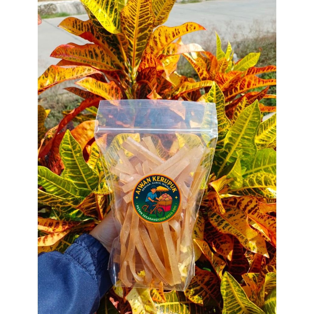 

Rambak/Gender/kerupuk stik mentah khas Pekalongan