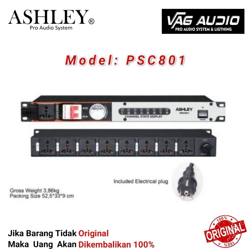 POWER SEQUENCE CONTROLLER ASHLEY PSC801