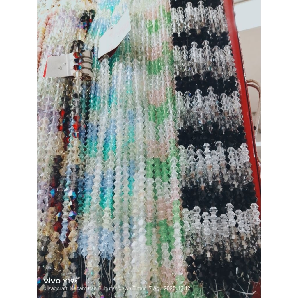 kristal kerucut a5 mix 6mm/8mm