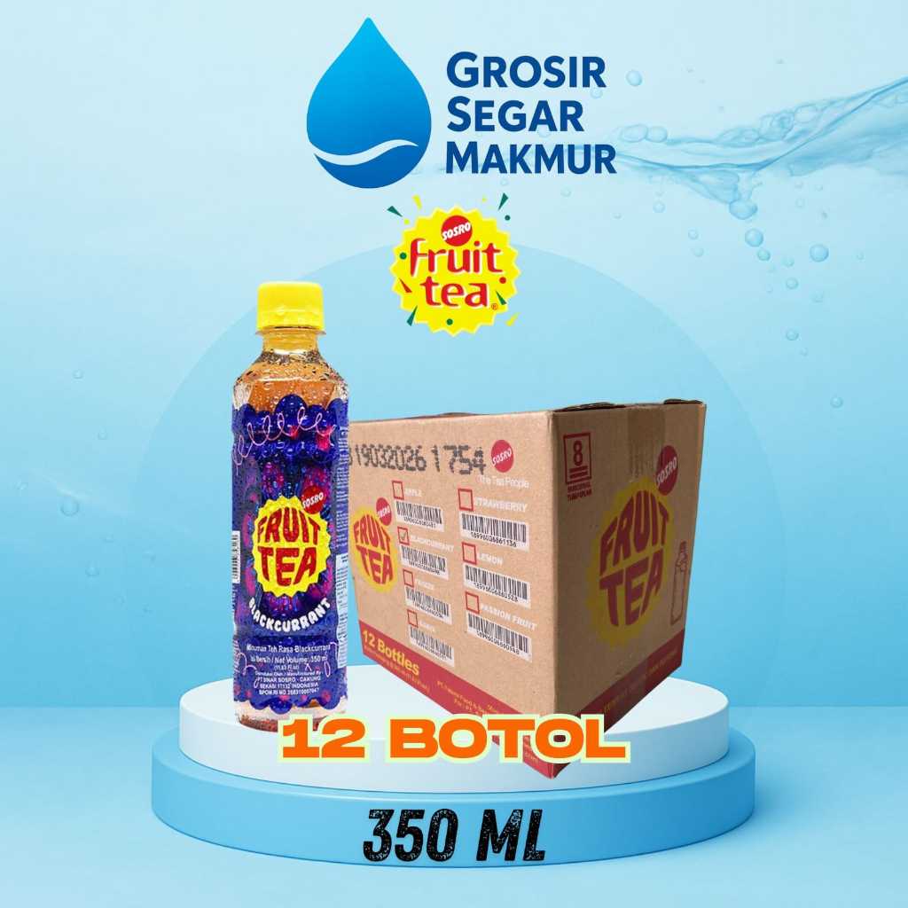 

FRUIT TEA BLACKCURRANT 350 ml botol ( 1 dus 12 botol )