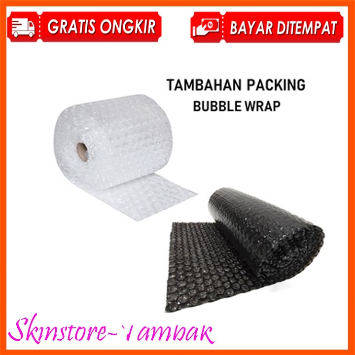 

packing tambahan buble warp extra aman