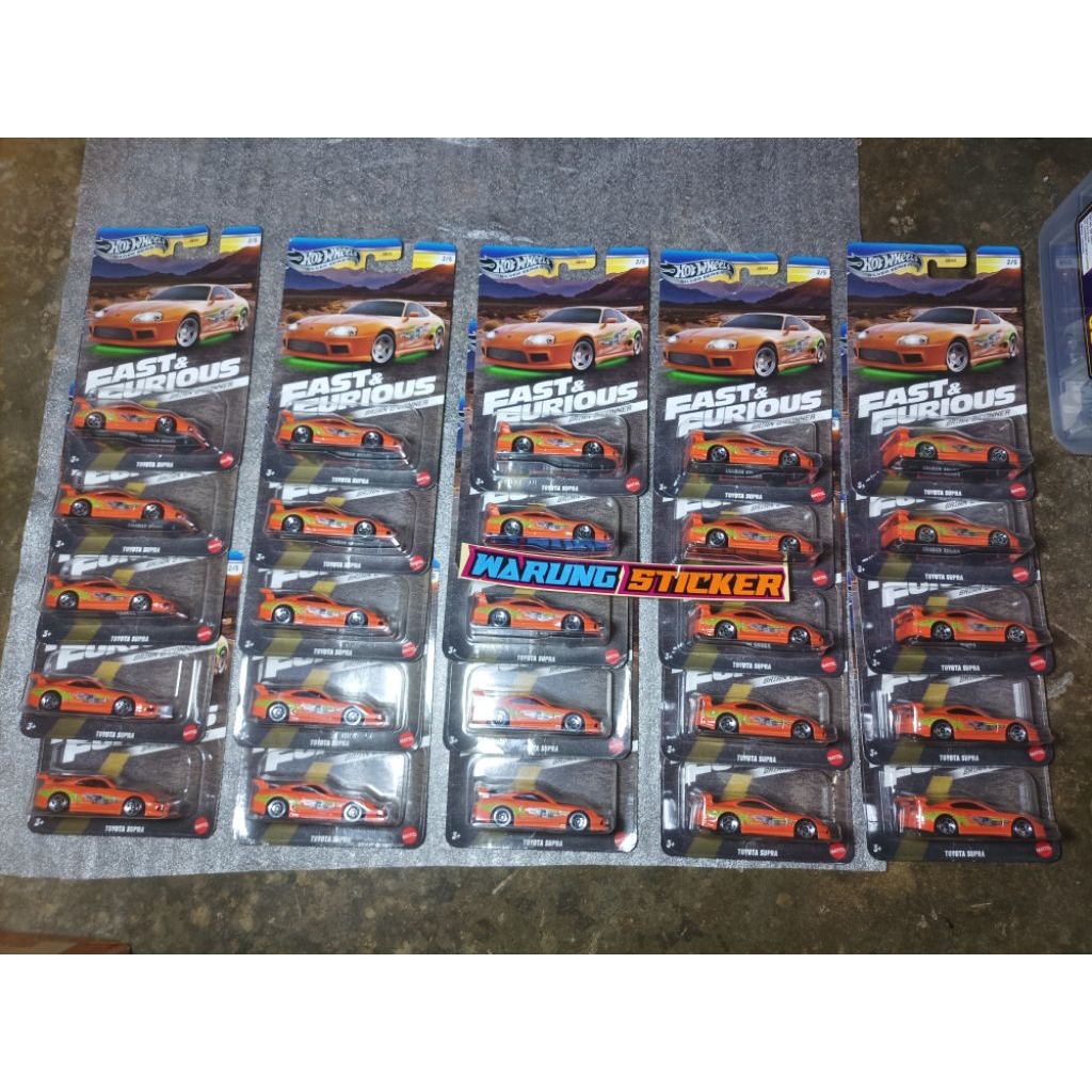 fast furious Toyota Supra Orange