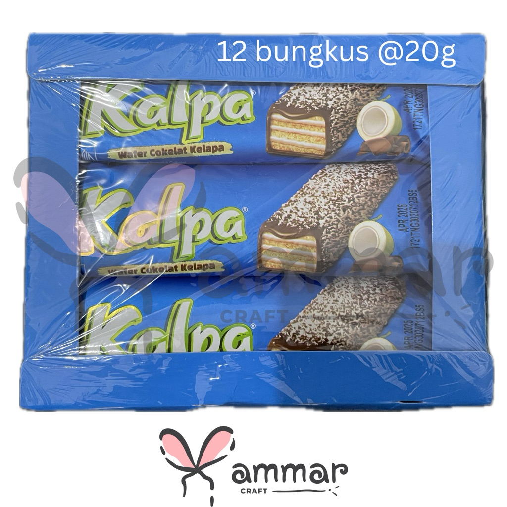 

Kalpa wafer coklat kelapa 20gr 20 bungkus