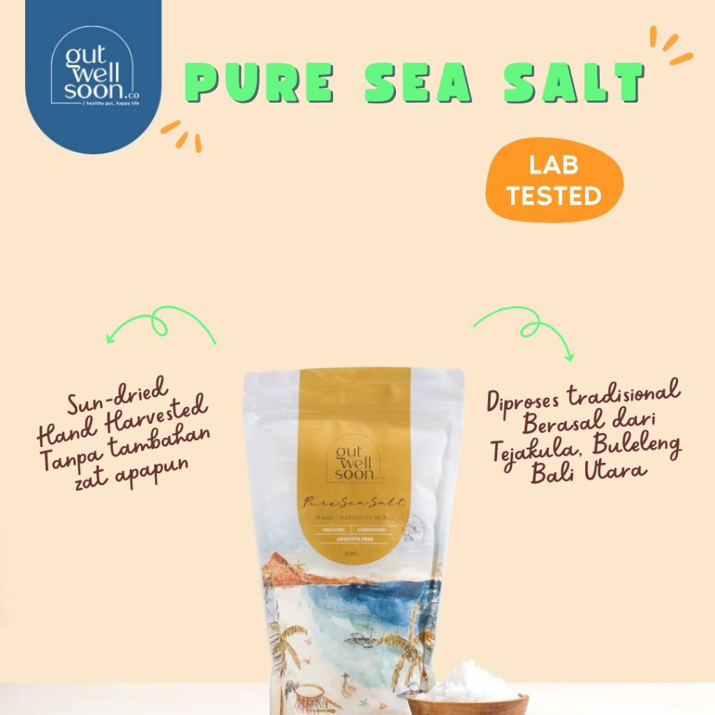 

Sea Salt Tejakula Gut Well Soon | Garam Laut | Natural | Organic