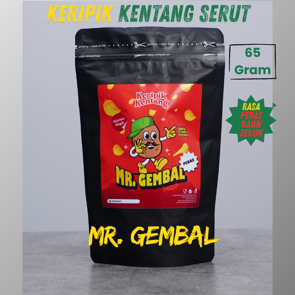

Keripik Kentang Pedas Daun Jeruk 65g Mr. Gembal Camilan Sehat dan Lezat Keripik Kentang Original