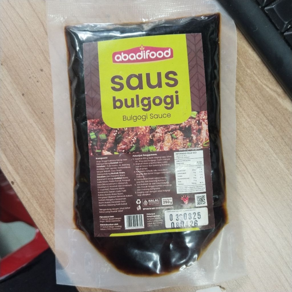 

Saus Bulgogi 250gr