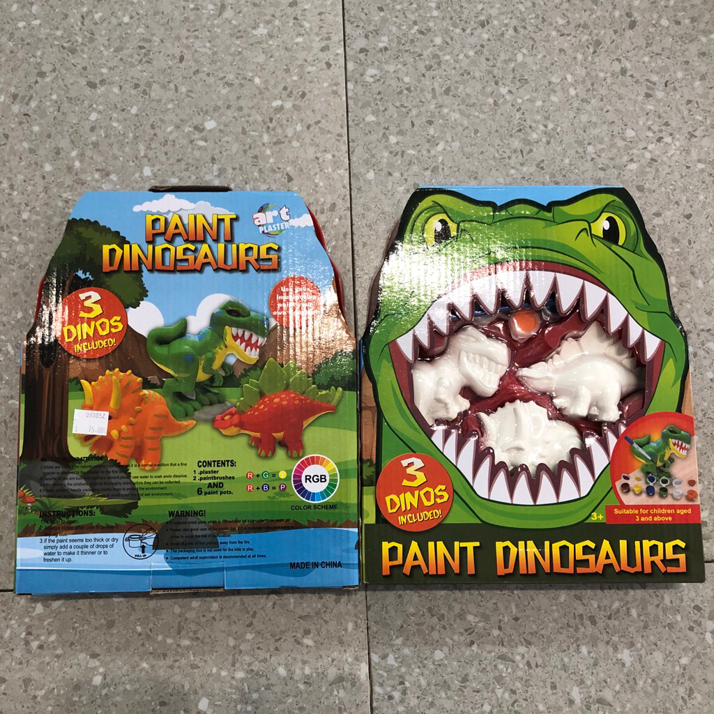 

Set "Paint Dinosaurs