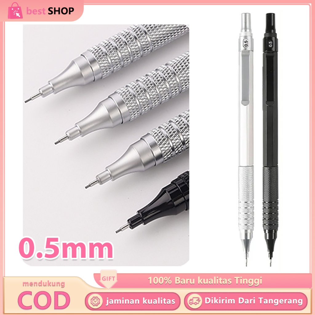 

Pensil Mekanik 0.5mm Metal Mechanical Drafting Pencil Dengan Pusat Gravitasi Rendah