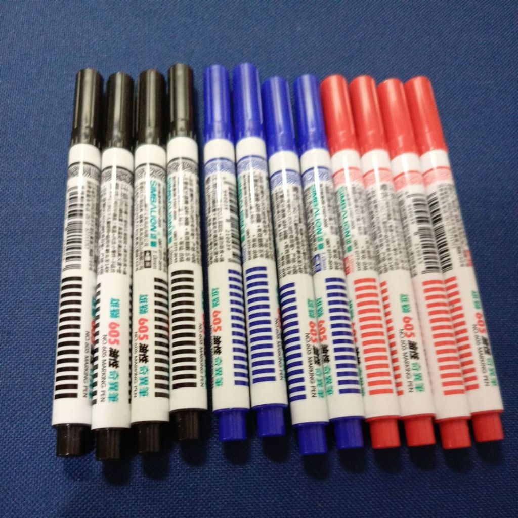 

READY!!! SIMBALION PERMANENT MARKING PEN NO. 605/ SPIDOL PERMANEN 1 MM
