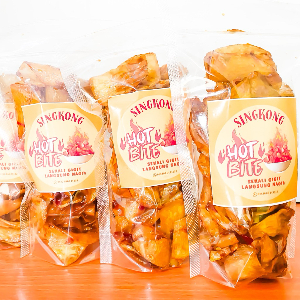 

KERIPIK SINGKONG PEDAS GURIH HOTBITE 100 GR