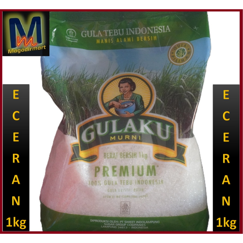 

Gulaku Premium 1KG Gula Pasir Eceran