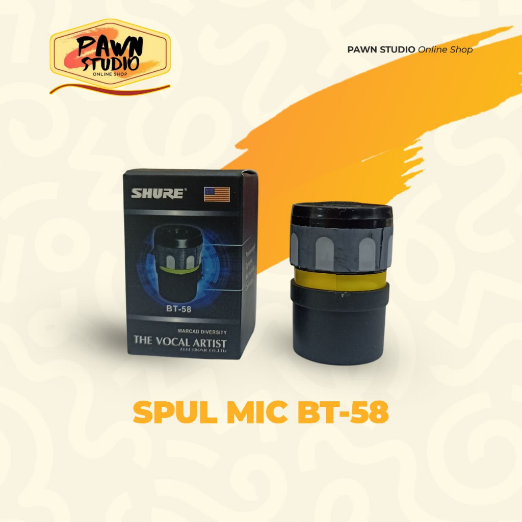 Spool spul mic mik microphone shure beta 58 bt-58 sm-58