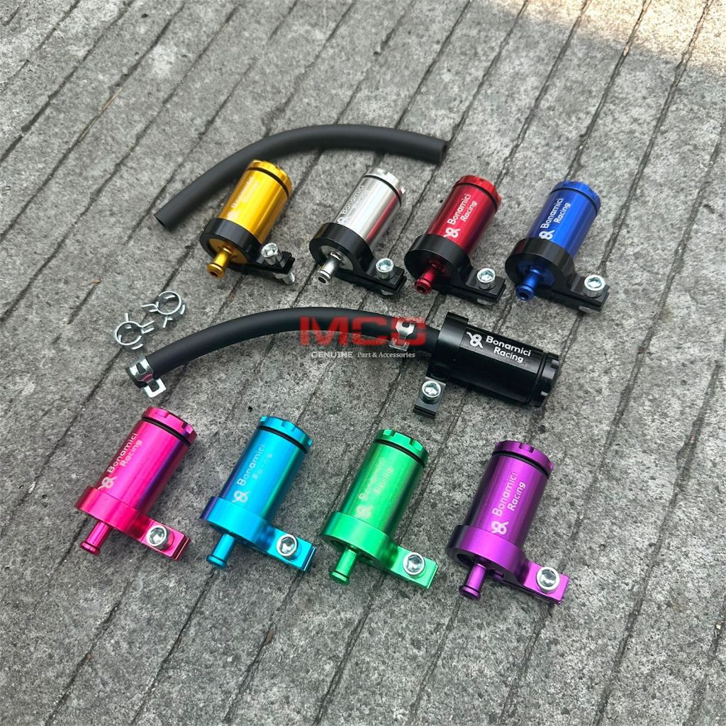 Tabung Master Rem CNC Bonamici RACING MOSCOW + BREKET DUDUKAN TABUNG SELANG MINYAK Universal Nmax Ae