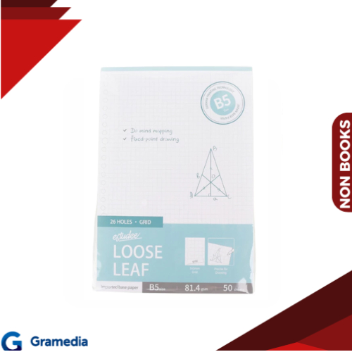 

Gramedia Medan - ESTUDEE LOOSE LEAF PREMIUM - GRID B5