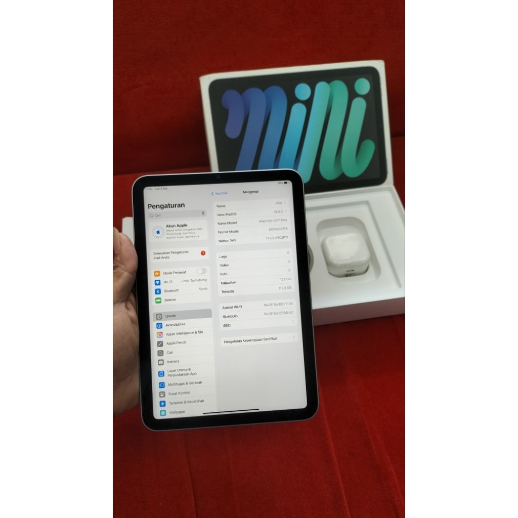 iPad mini 7 (A17PRO) 128GB second original
