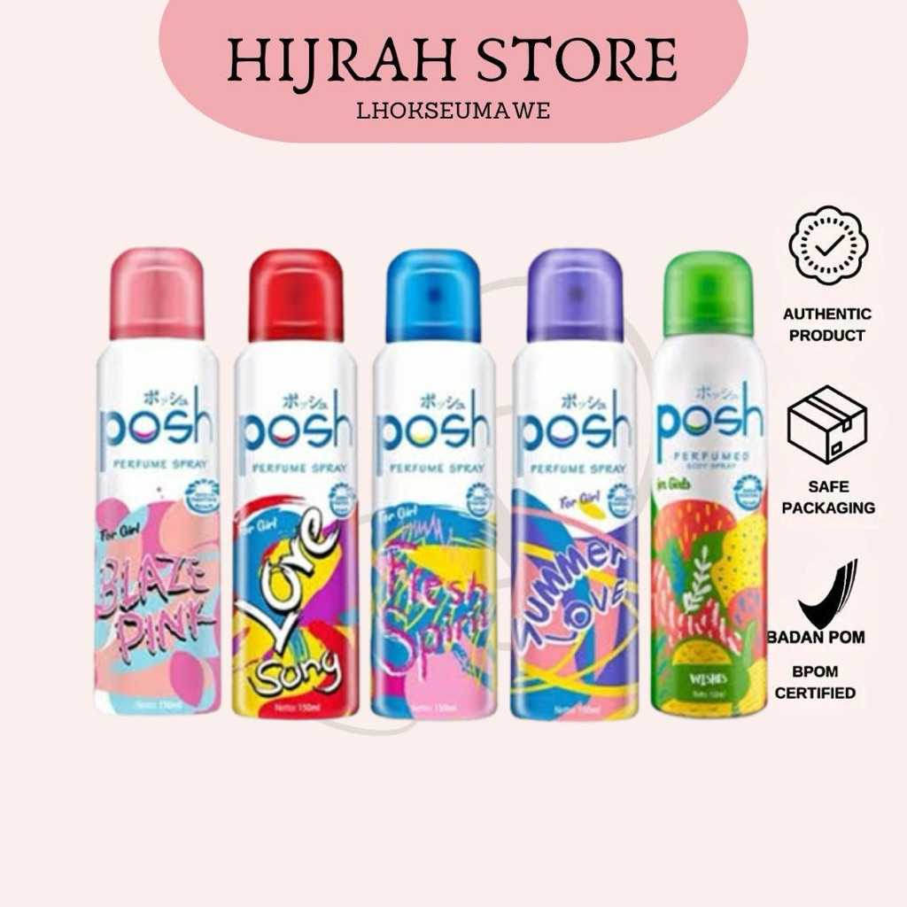 🩷HIJRAH STORE🩷POSH PERFUMED SPRAY
