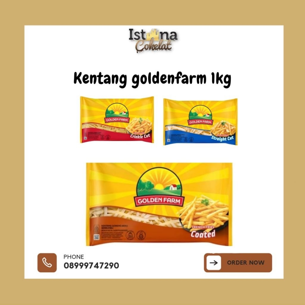 

[FROZEN] Kentang Goldenfarm 1kg