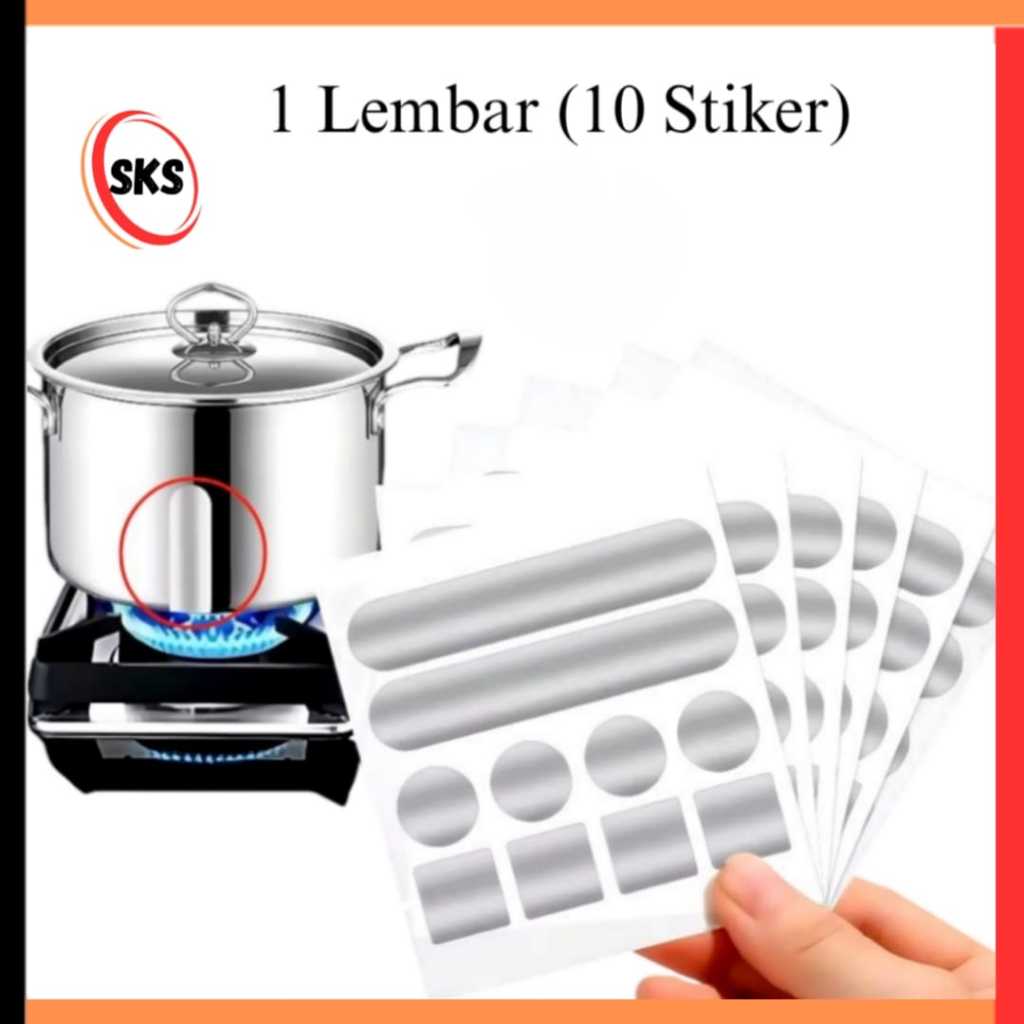 (SKS)Stiker Penambal Panci (Isi 10pcs) / Lem Panci Tahan Panas