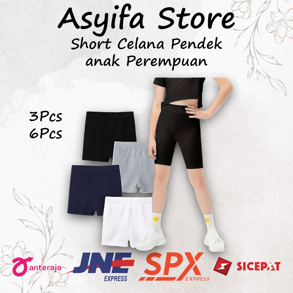 Sot Anak Perempuan Celana Shot Anak/Short Pendek Anak