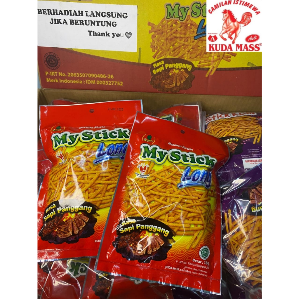 

MY STICK LONG RASA SAPI PANGGANG ASLI PRODUK UD. KUDA MASS A MALANG