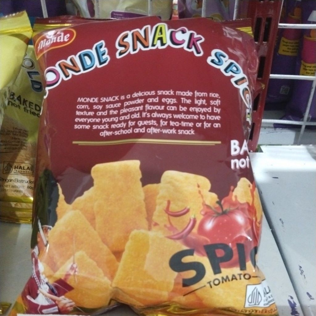 

Monde Snack Spicy Tomato 60 Gr