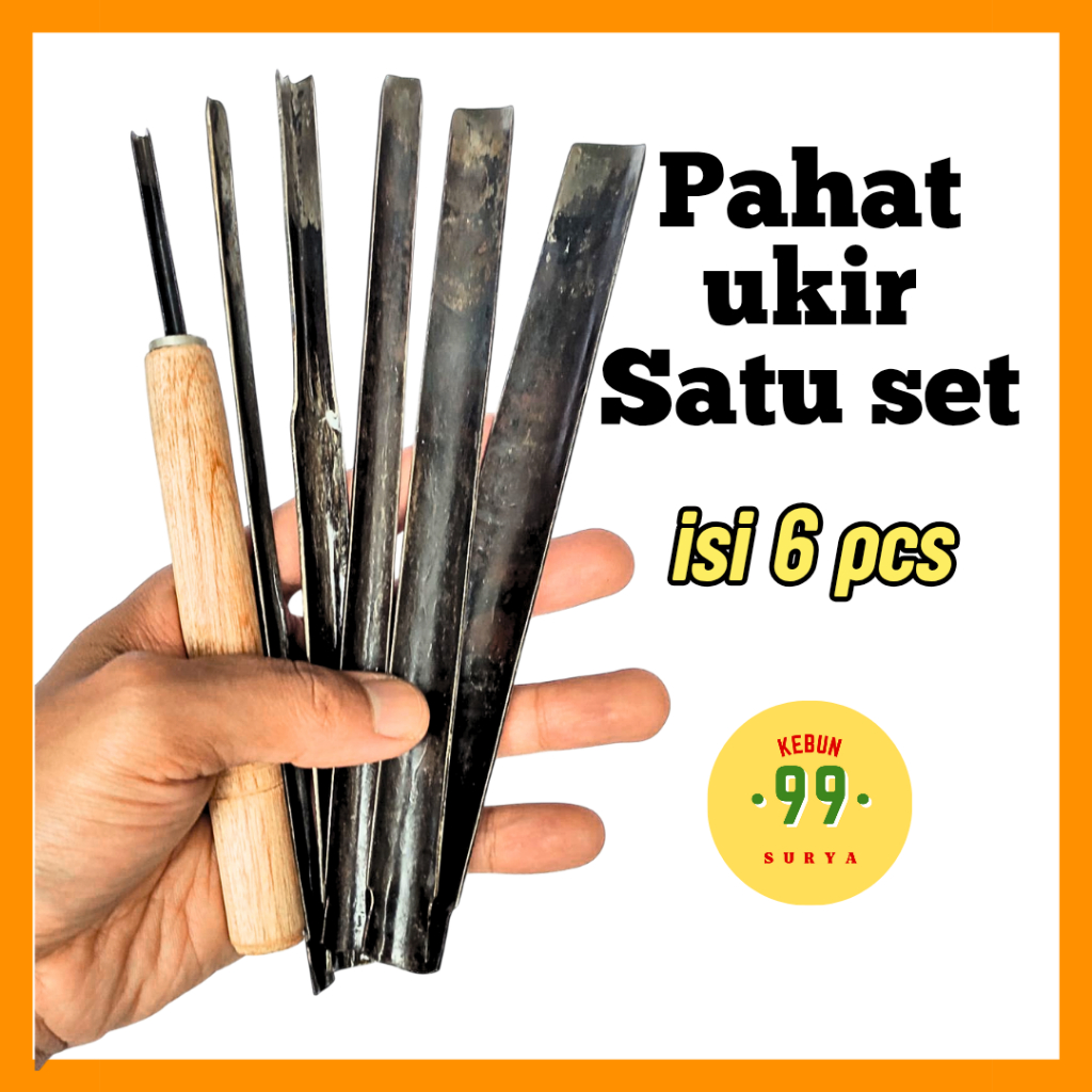 Pahat Ukir Tatah Ukir Kayu Kol Coret Pelengkap Pahat Jin bonsai