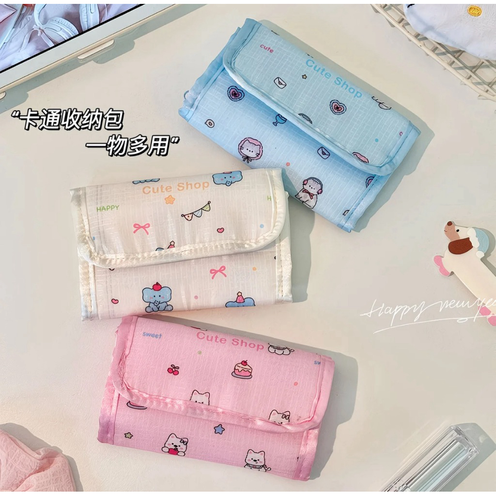[Preorder] Mini Pouch Puppy Dompet tempat barang kecil obat lipbalm kep rambut imut lucu murah impor