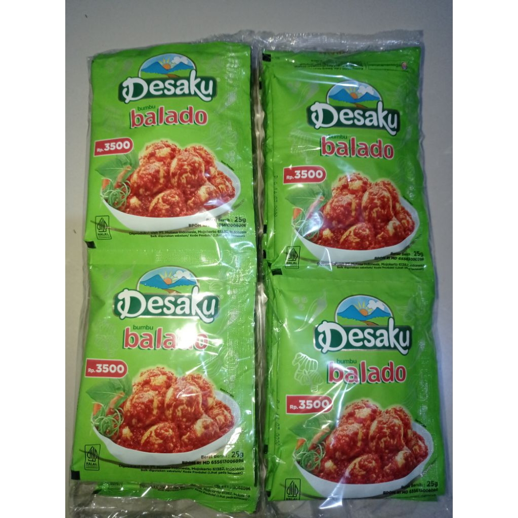 

Desaku Bubuk Bumbu Balado 10 x 25 gram / 1 Renceng