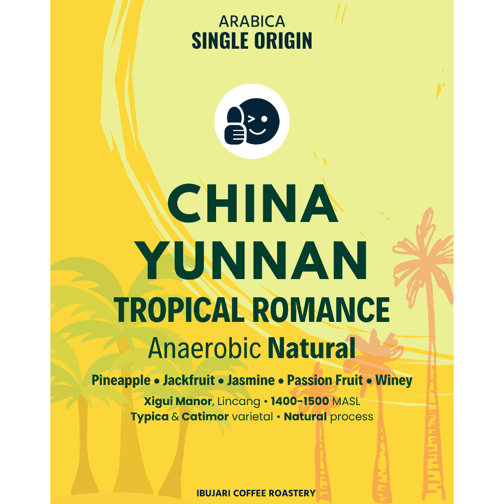 

China Yunnan Tropical Romance Natural Anaerobic • Biji Kopi Arabika Filter Single Origin Manual Brew Anaerob Arabica Beans Ibujari Coffee Roastery